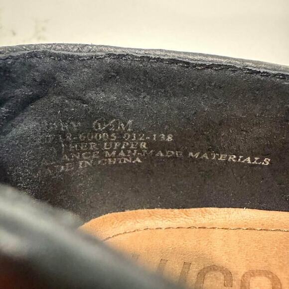 Lucca Lane Tabby Suede Slip On Loafers Women's 6.5M Black Leather Flats Classic - Picture 8 of 8